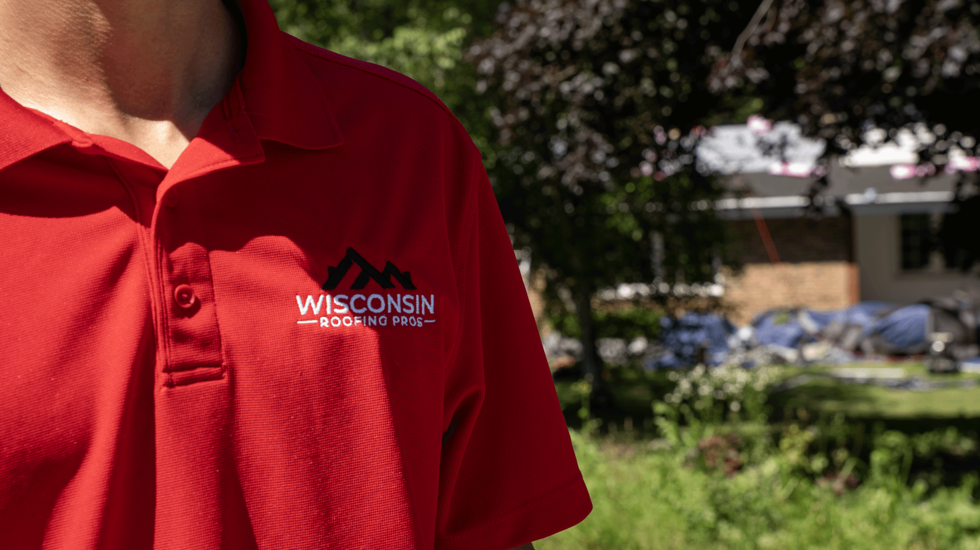 Wisconsin Roofing Pros crew member ready to serve Milwaukee homeowners.